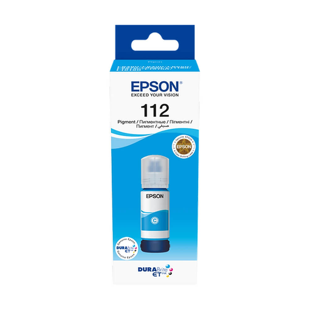 epson printer ecotank pro l15180 ink bottle 112 pigment cyan