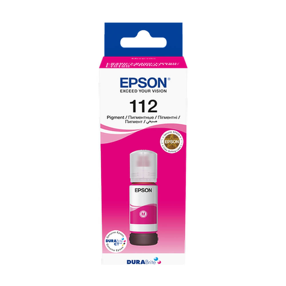 epson printer ecotank pro l15180 ink bottle 112 pigment magenta